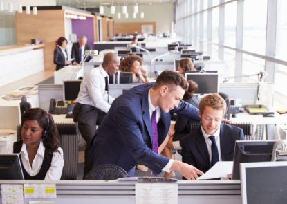 People working in an office | workplace violence training